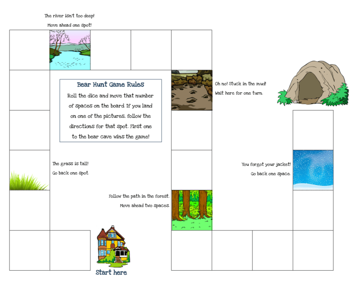 We’re going on a bear hunt book, games and activities – English Through ...